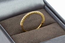 9 karaat aanschuifring - 15,4 mm