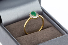 18 karaat gouden damesring - 17,3 mm