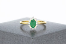 18 karaat gouden damesring - 17,3 mm