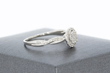 9 karaat Diamant dames ring - 16,3 mm