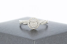 9 karaat Diamant dames ring - 16,3 mm