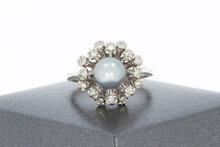 18 karaat gouden diamant ring - 18 mm