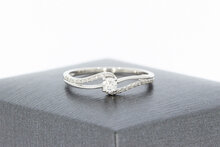 9 karaat Diamant dames ring - 16,5 mm