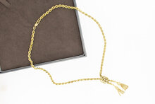 14 karaat gouden Koordketting - 48 cm