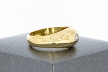 18 karaat gouden heren Pinkring - 18,1 mm