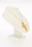 14 karaat geel gouden Kruis - 3,8 cm