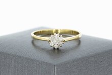 14 karaat gouden rozetring - 18,5 mm