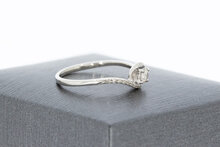 9 karaat dames diamant ringetje - 15,8 mm