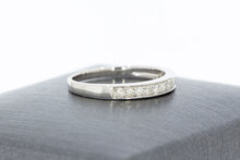 9 karaat (wit) aanschuifring - 15,5 mm