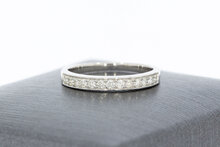 9 karaat (wit) aanschuifring - 15,5 mm