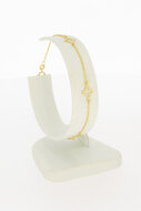 9 karaat fantasie dames armbandje - 18,5 cm