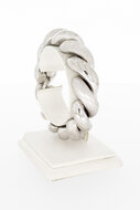 18 Karaat San Marco armband wit goud - 20 cm