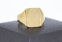 Zegelring 14 karaat goud - 19,5 mm