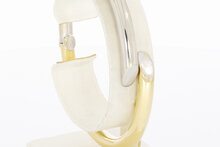 14 karaat bicolor gouden Slavenarmband