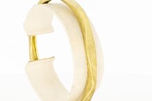 Geelgouden 14 karaat Slavenarmband