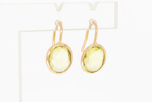 14 karaat gouden Citrien hanger - 1,9 cm