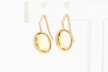 14 karaat gouden Citrien hanger - 1,9 cm