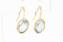 14 karaat gouden Topaas hanger - 1,9 cm