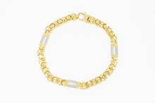 14 Karaat goud Koningsarmband - 22,5 cm