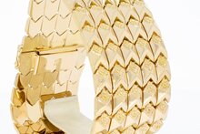 18 Karaat Retro goudenarmband - 22,2 cm