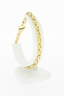 14 Karaat gouden Koningsarmband - 22,7 cm