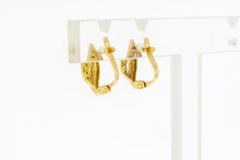 18 Karaat gouden Oorhangers - 12,5 mm