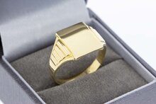 14 Karaat goud heren Zegelring - 21,2 mm