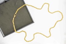 18 Karaat gouden mannenketting - 80,4 cm