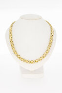 18 Karaat gouden platte Koningsketting - 61,5 cm