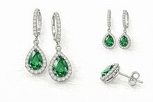 Oorhangers met smaragd laten maken | ANRO Juweliers