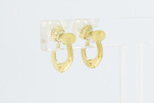 14 Karaat Vintage Parel Oorhangers