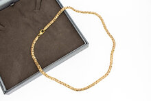 14 karaat goud Byzantijnse ketting - 47 cm