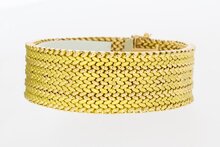 18 Karaat Gevlochten armband - 19,2 cm