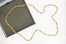 18 Karaat Figaro heren ketting - 84,2 cm