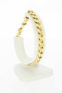 Gourmet armband 14 karaat goud - 20,5 cm