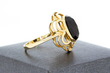 14 Karaat vrouwen Granaat ring - 18,2 mm