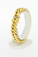 18 Karaat goud Gourmet armband - 20,5 cm