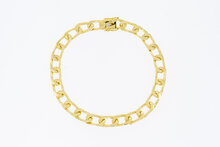 18 Karaat goud Gourmet armband - 20,7 cm