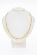 Koordketting 18 Karaat geelgoud - 71 cm