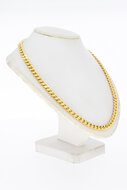 Gourmet ketting 18 Karaat goud - 63,9 cm