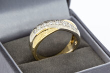 18 Karaat goud ring met Diamant - 19,8 mm