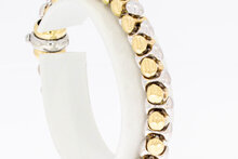 14 Karaat goud Popcorn armband - 18,5 cm