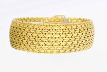 18 Karaat gouden brede armband - 19,1