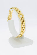18 Karaat gouden Staafjes armband - 18,8 cm