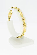 Schakelarmband 14 Karaat goud - 19,1 cm