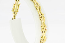 Schakelarmband 14 Karaat goud - 19,1 cm