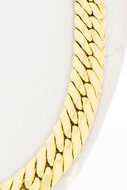 18 Karaat gewalste Gourmet Collier - 41,7 cm