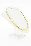Gevlochten ketting 18 Karaat goud - 44,7 cm