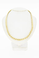 Gevlochten ketting 18 Karaat goud - 44,7 cm