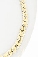 Gevlochten ketting 18 Karaat goud - 44,7 cm